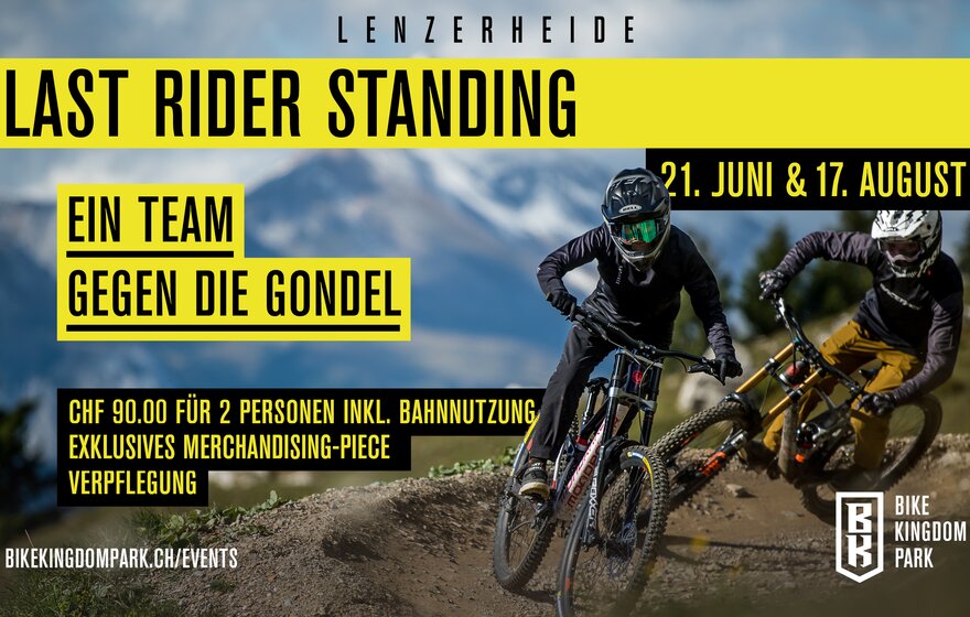 Last Rider Standing im Bike Kingdom Park Lenzerheide | © Ferienregion Lenzerheide